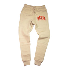 Daygo University Joggers: Tan