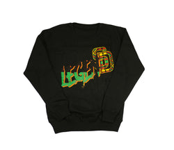 Kente Pattern Connect Legend: CREWNECK