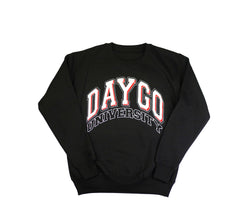 Daygo University Crewneck: Black / Red