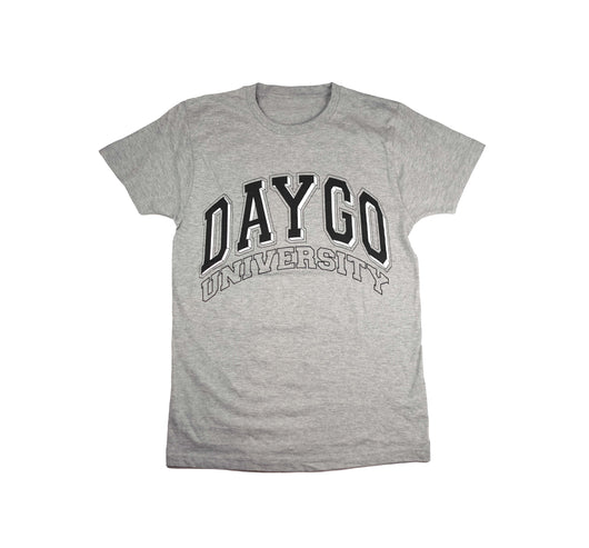 Daygo University SHIRT: Grey / Black